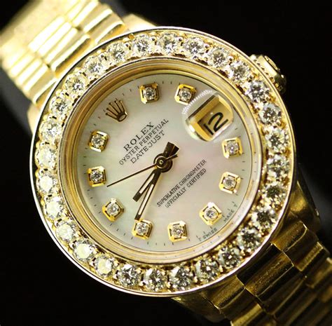 baguette diamond bezel ladies rolex|rolex oyster perpetual diamond bezel.